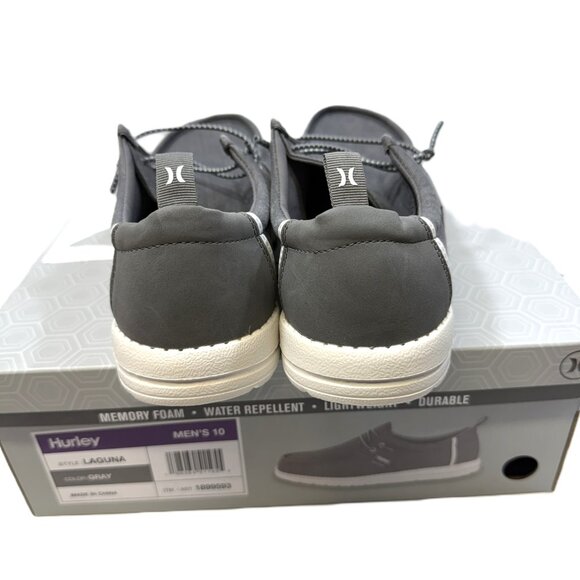 Hurley Laguna Gray Sneakers Men’s Size 10 | New - Picture 4 of 7